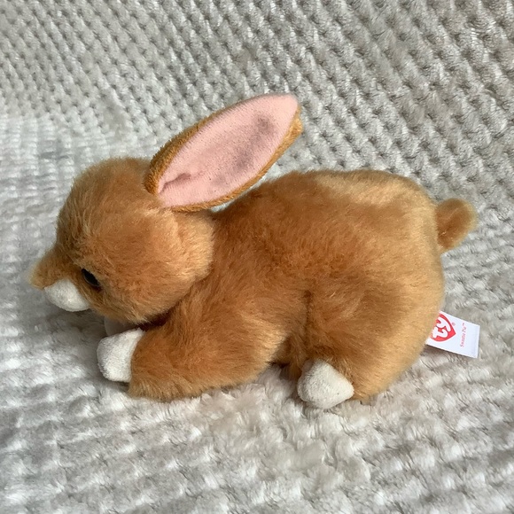 Ty Sweetie Pie Beanie Baby Plush Bunny Rabbit 2015 Stuffed Animal Retired Toy - Picture 1 of 9